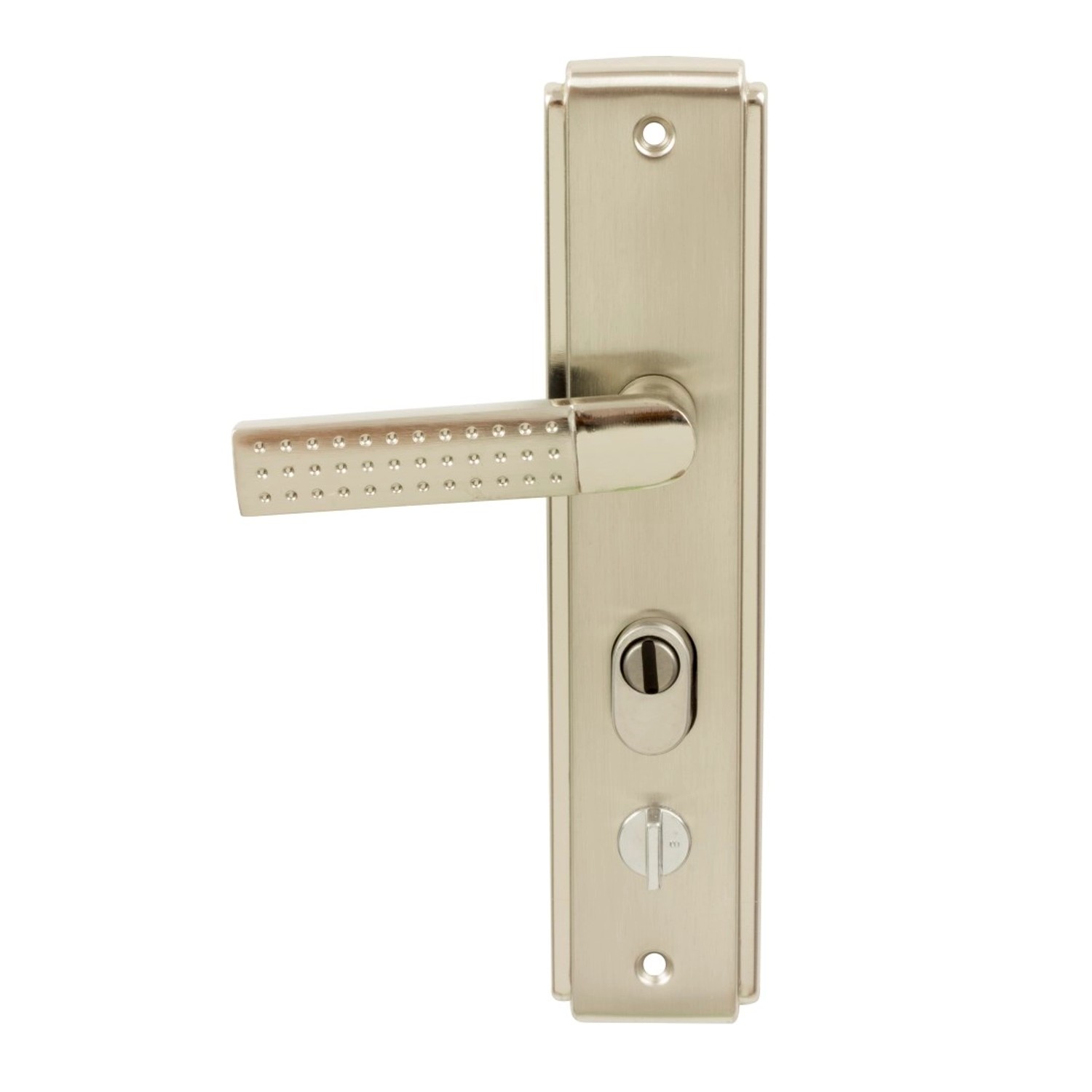 Domino Klamka Asia lewa szyld-wkładka nikiel 68 mm