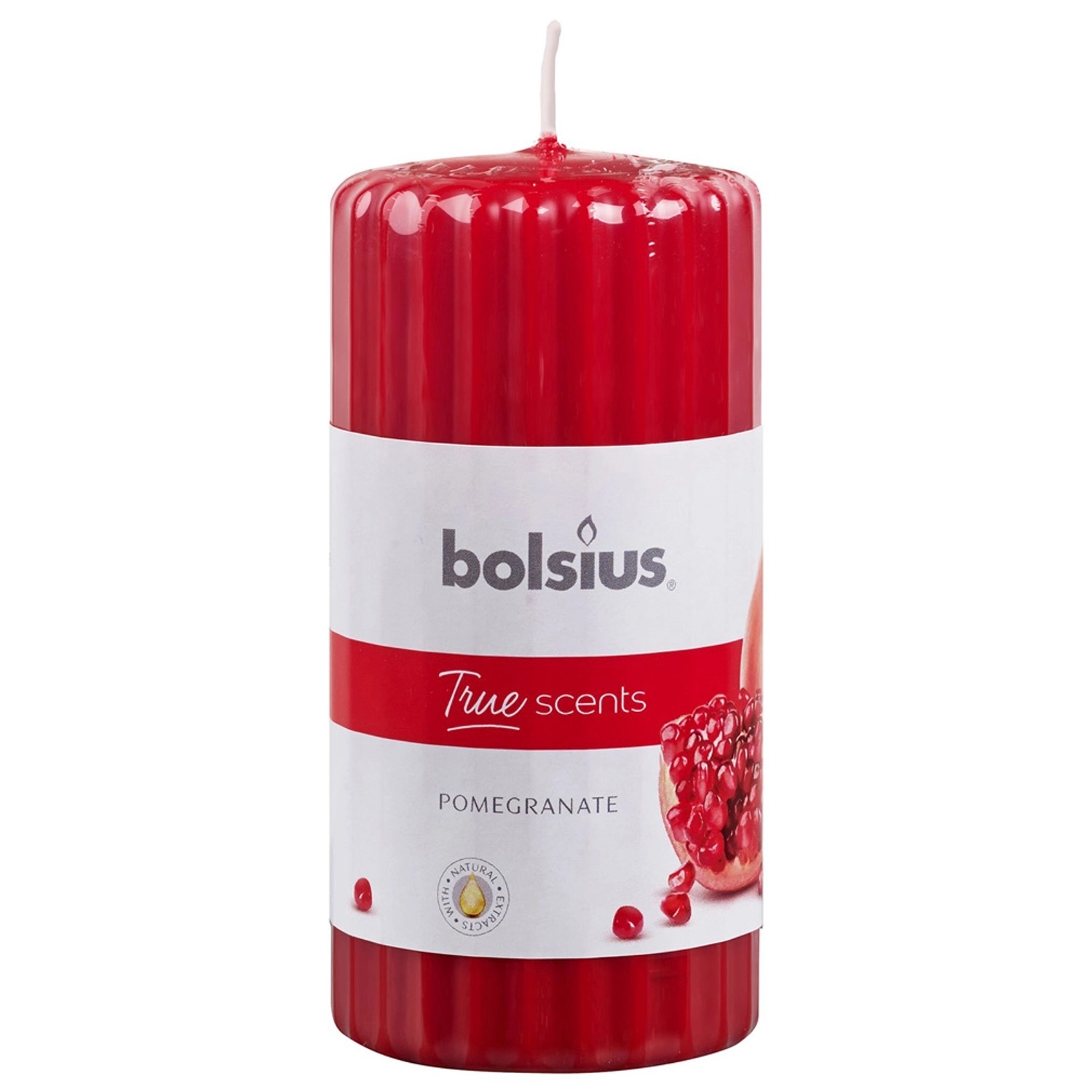 Bolsius Świeca pieńkowa zapachowa 120x58 mm True Scents Granat