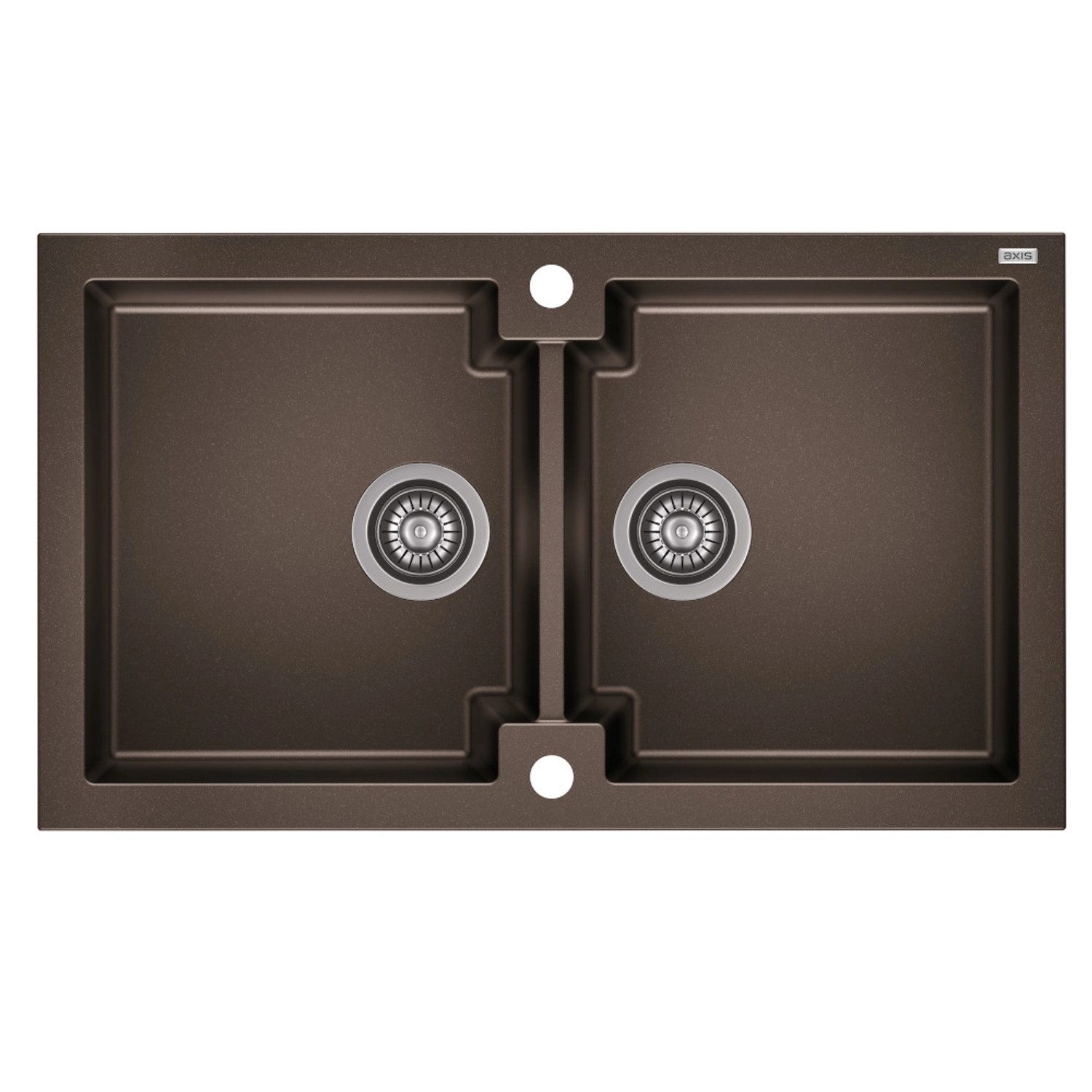 Zlewozmywak Honest 16 2-kom. dark chocolate 86x50 cm