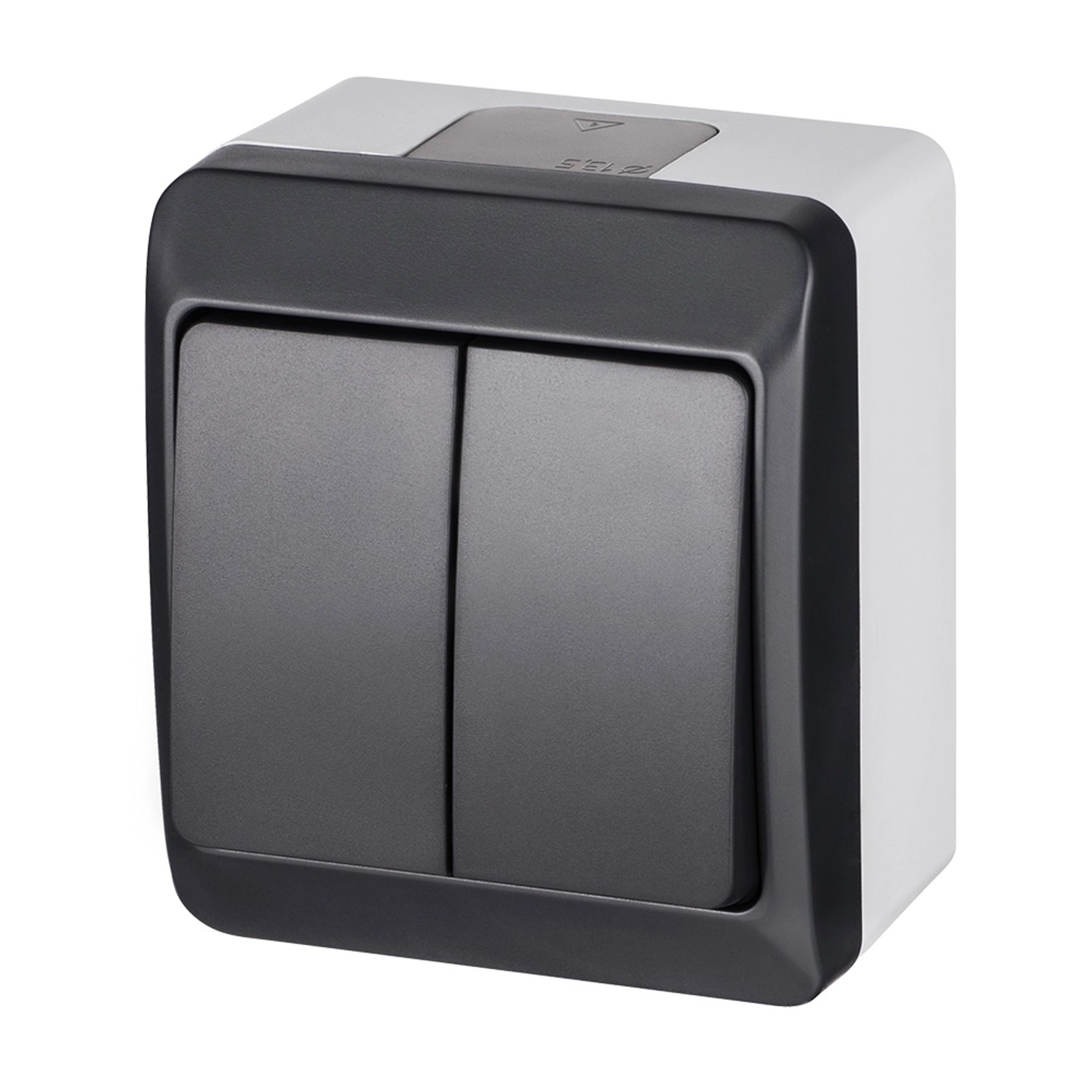 Elektro-Plast Łącznik Hermes świecznikowy szary/antracyt