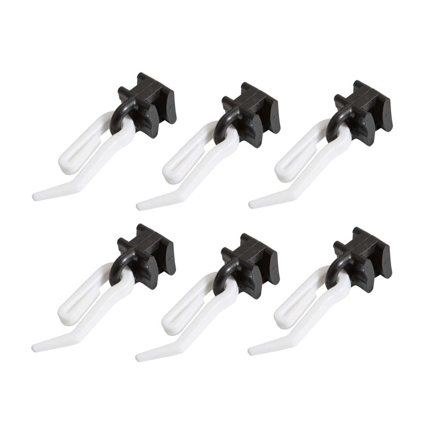 Ślizg z agrafką czarny 10 sztuk