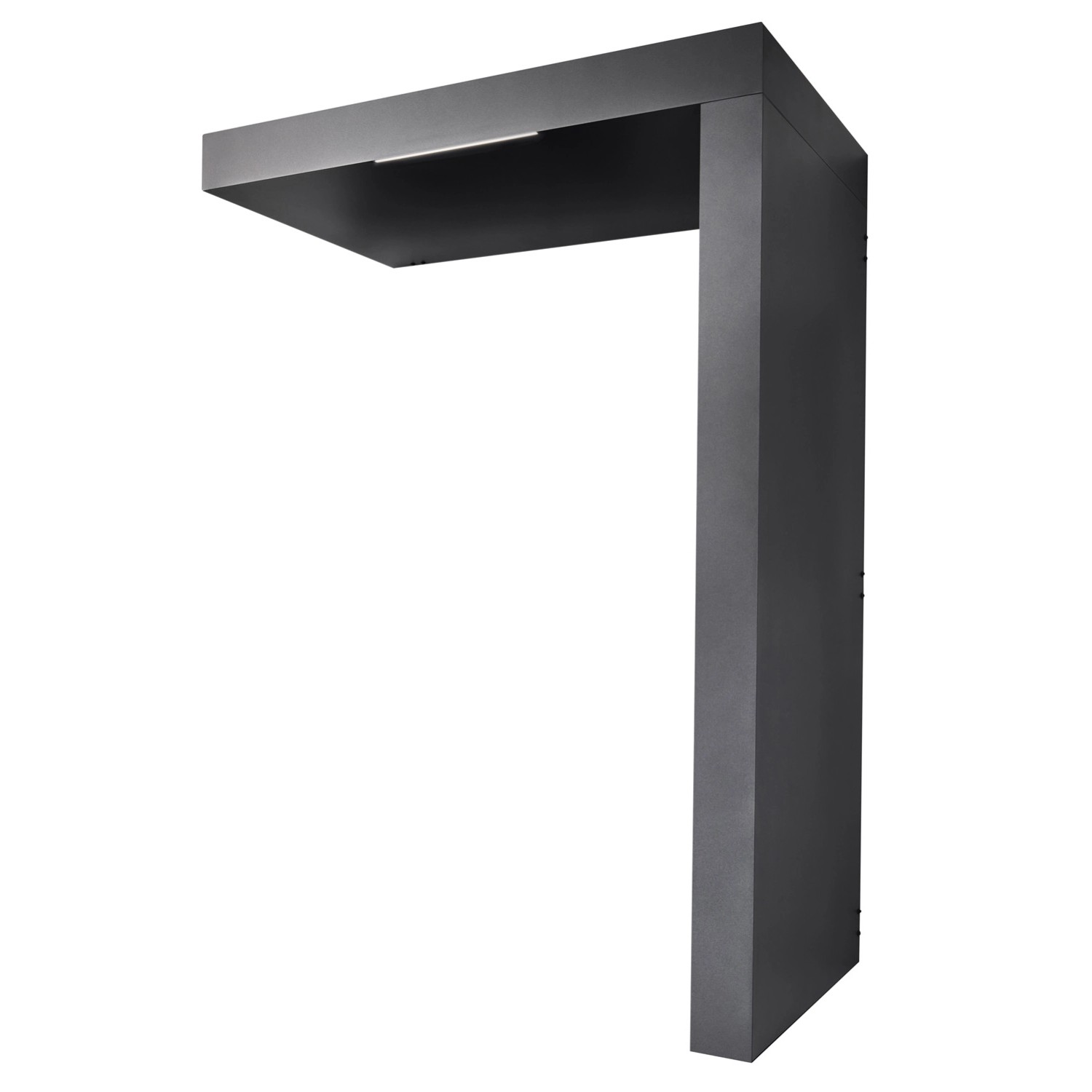 Gutta Zadaszenie BS + 160 antracyt ściana prawa