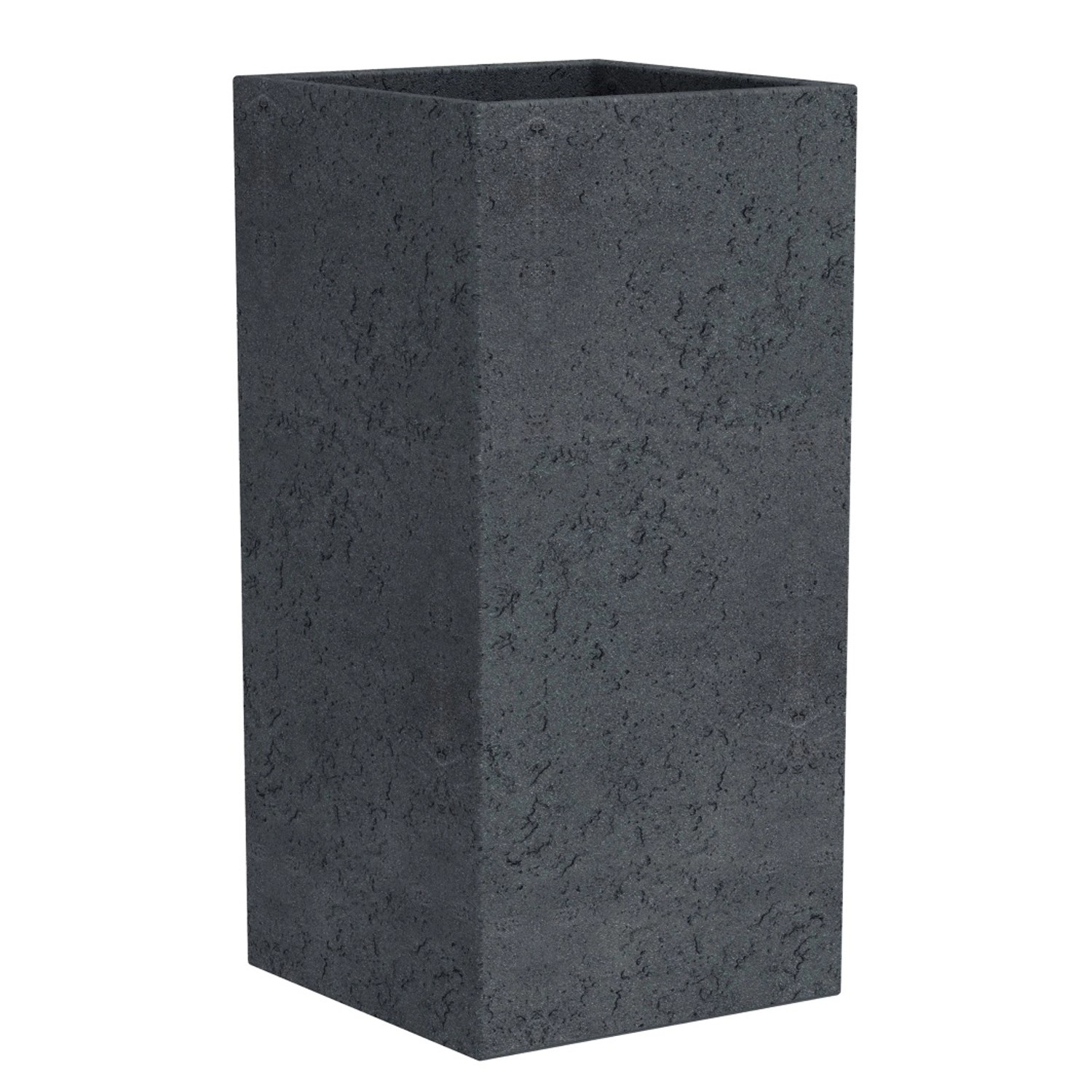 Scheurich Donica C-CUBE grafitowy wys. 48cm