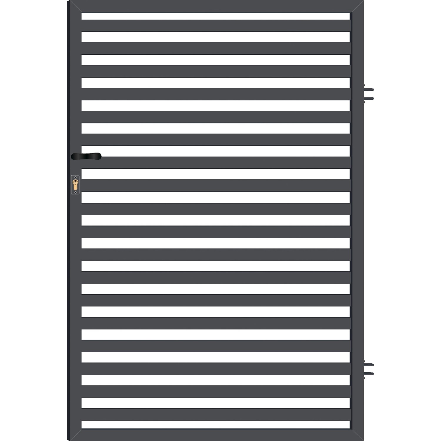 Polargos Furtka Arizona uniwersalna antracyt mat 100 cm x 150 cm