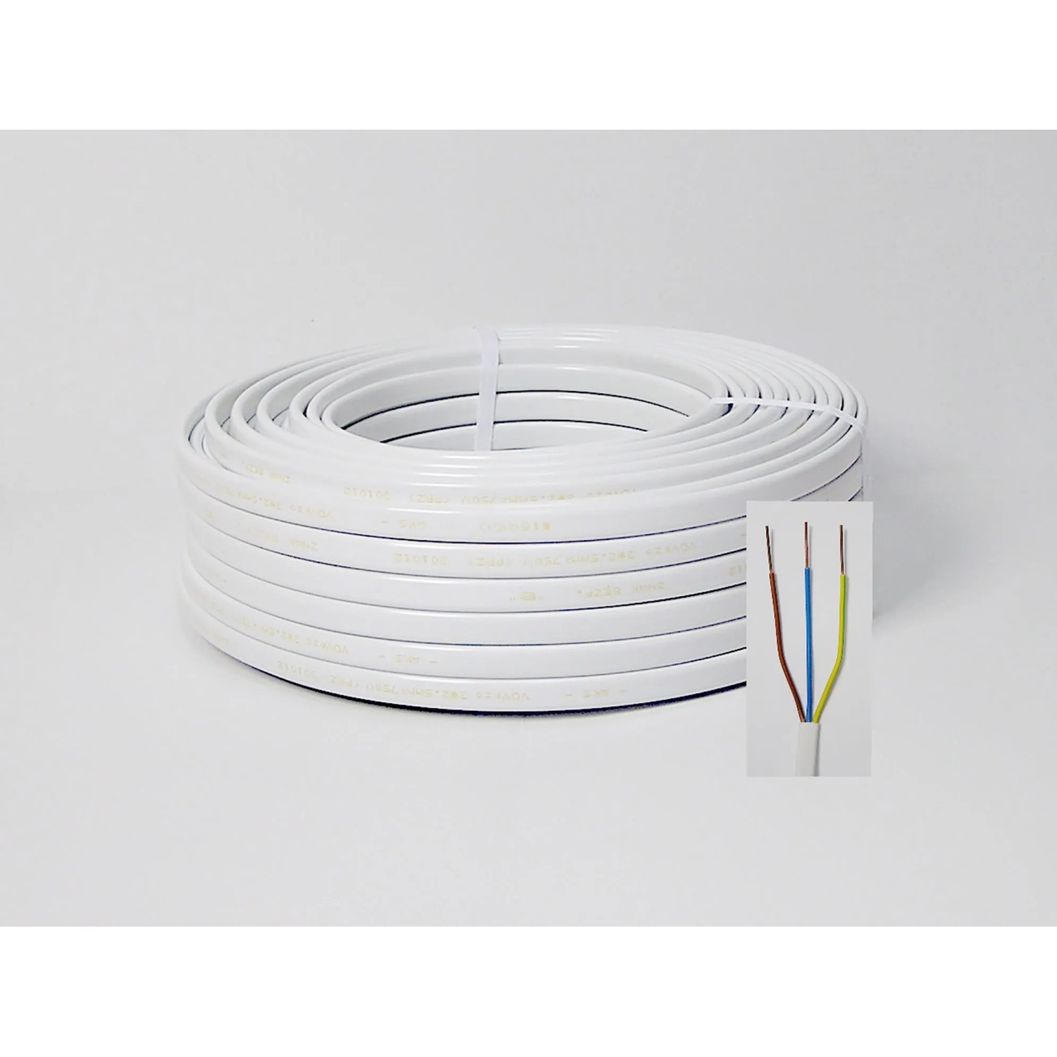 AKS Zielonka Przewód YDYp 3x2,5 mm2 450/750 V 50 m