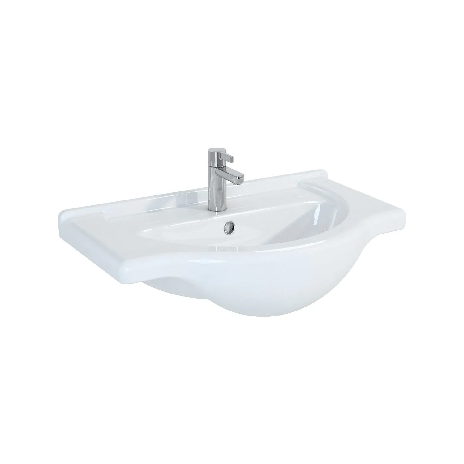 Royo Umywalka EVE-Bahama z otworem na baterię 65,5 x 10,5 cm