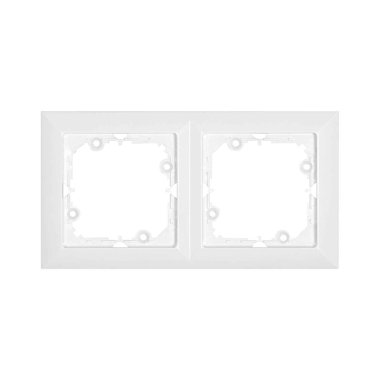 Ramka Perła podwójna biała