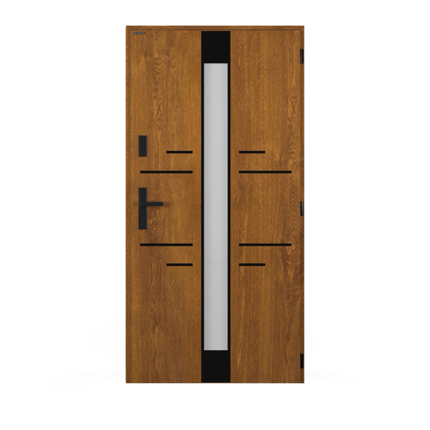 Drzwi zewnętrzne TROPO LUSTRO złoty dąb 90P