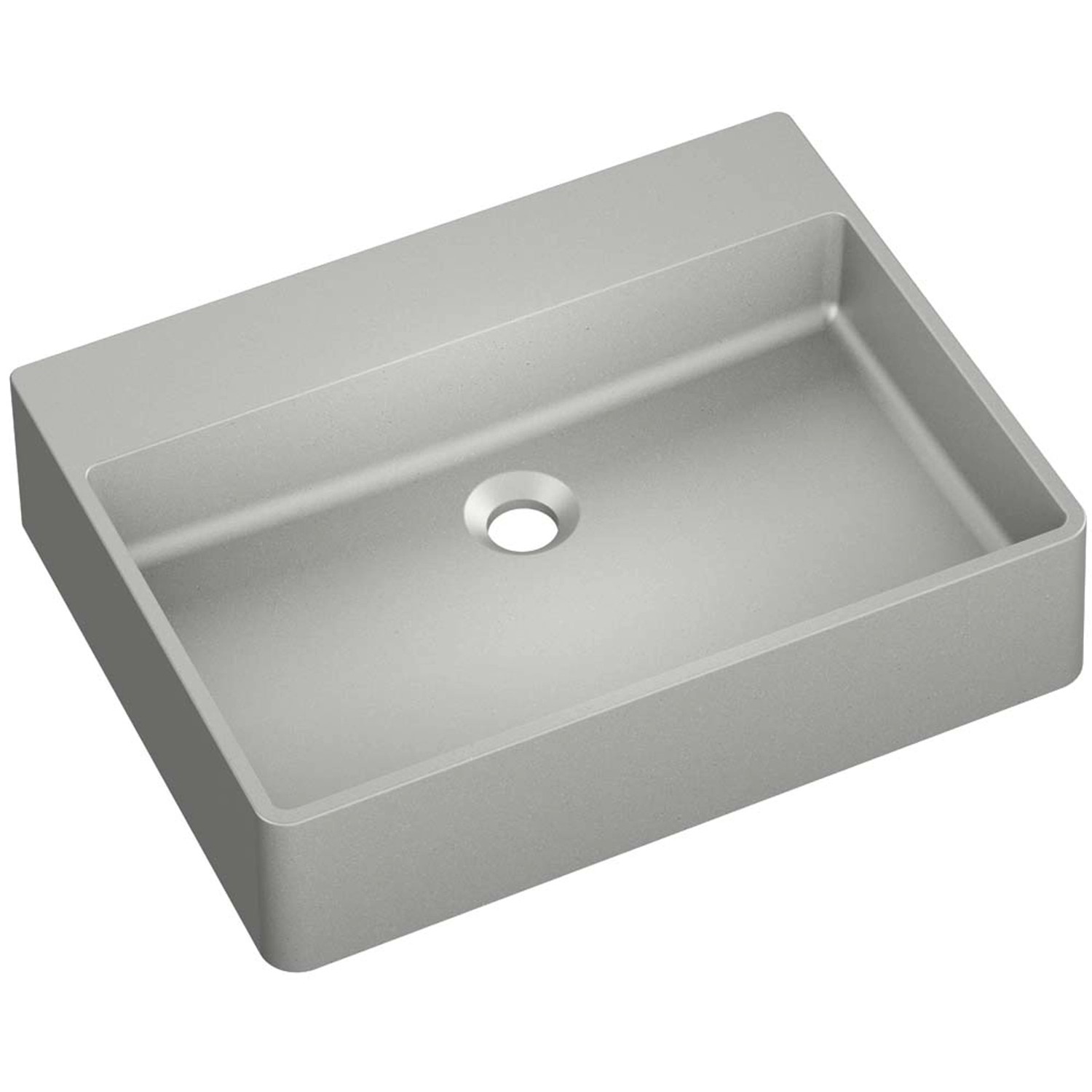 Axis Umywalka SILBA 55 nablatowa granitowa szara