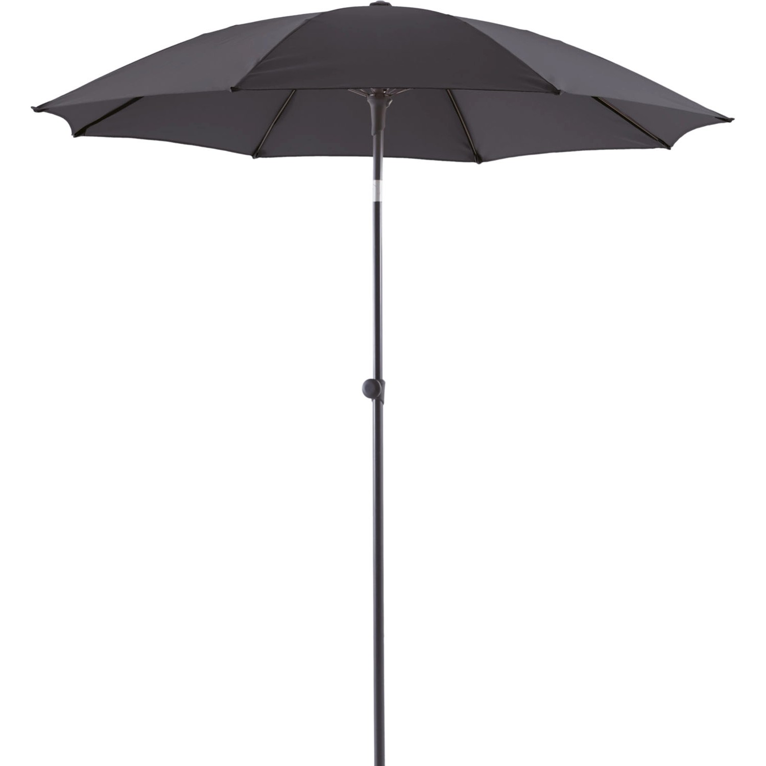Parasol ogrodowy HERMOSA antracyt - śr. 200 cm