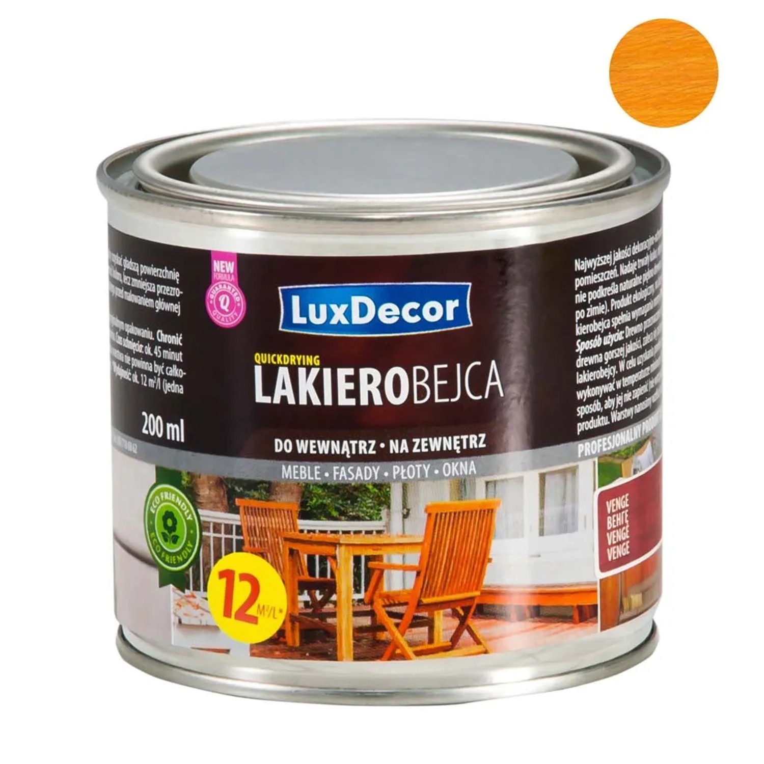 LuxDecor Lakierobejca do drewna sosna 200 ml