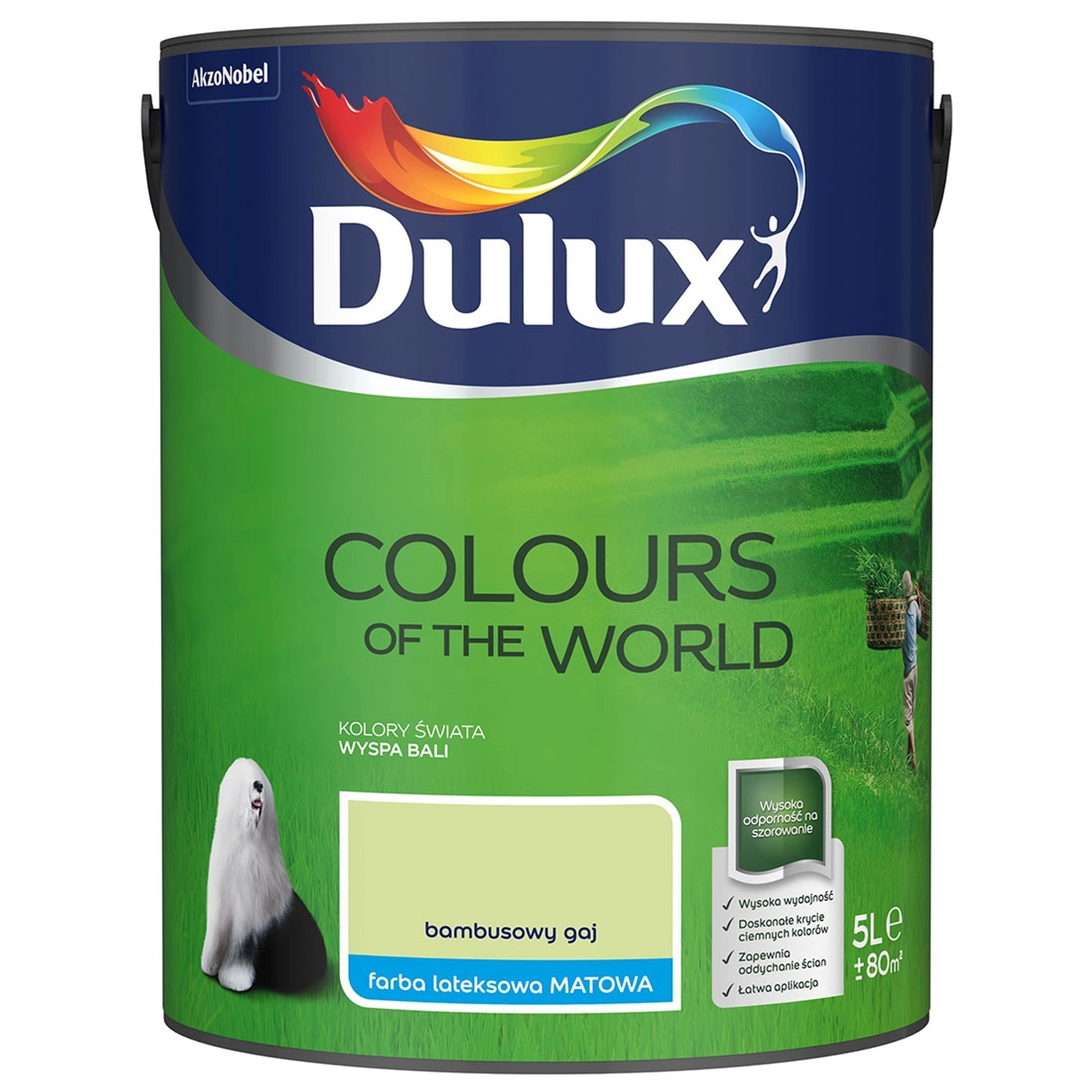 Farba Dulux Kolory Świata bambusowy gaj 5 l