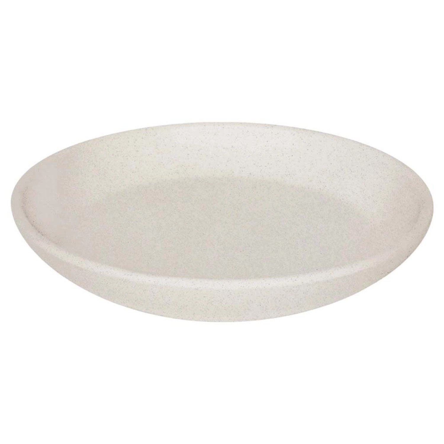 Podstawka biała stone - śr. 15,3 cm