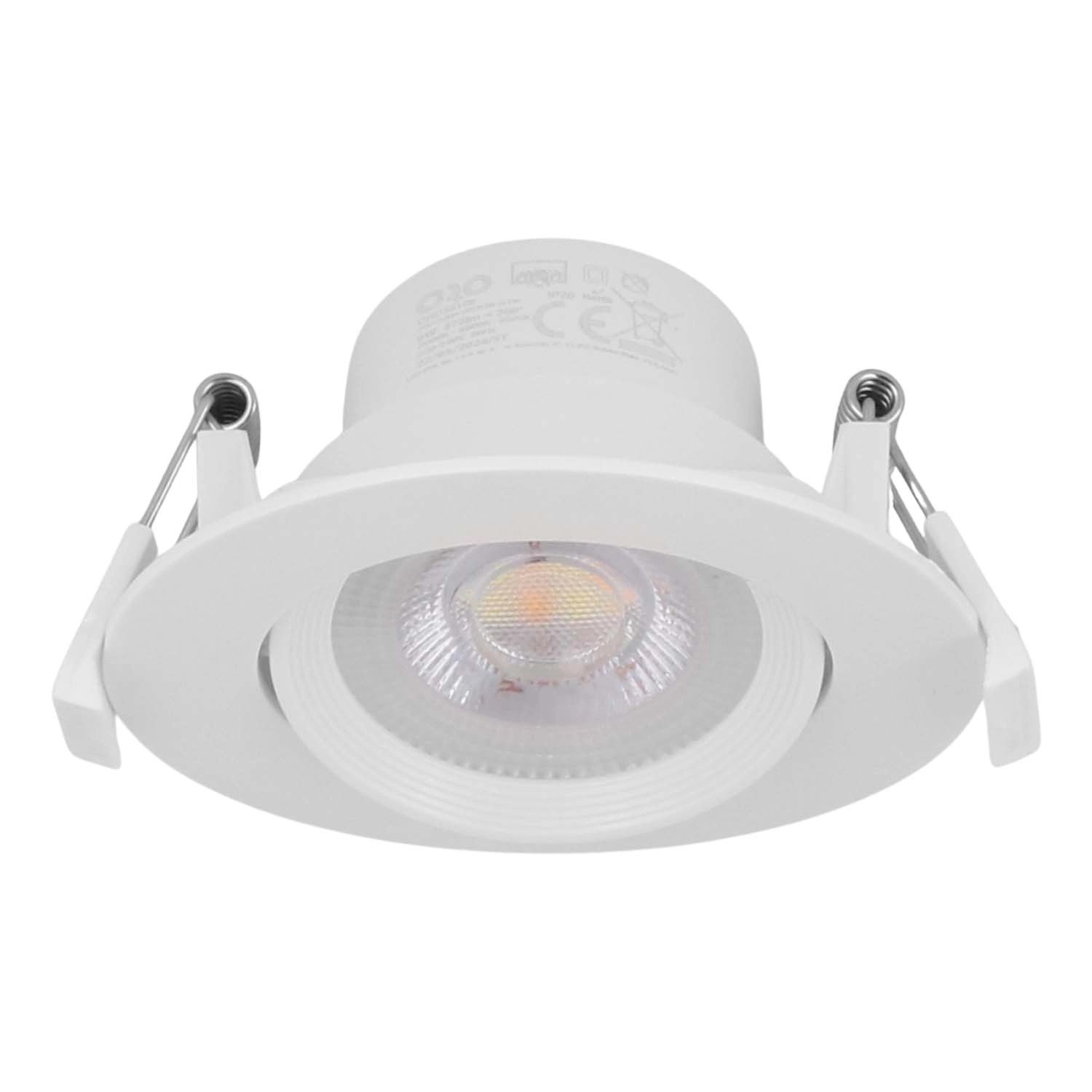 ORO Oprawa LED ZUMA podtynkowa 5W 3000/4000/6500K 375lm okrągła biała