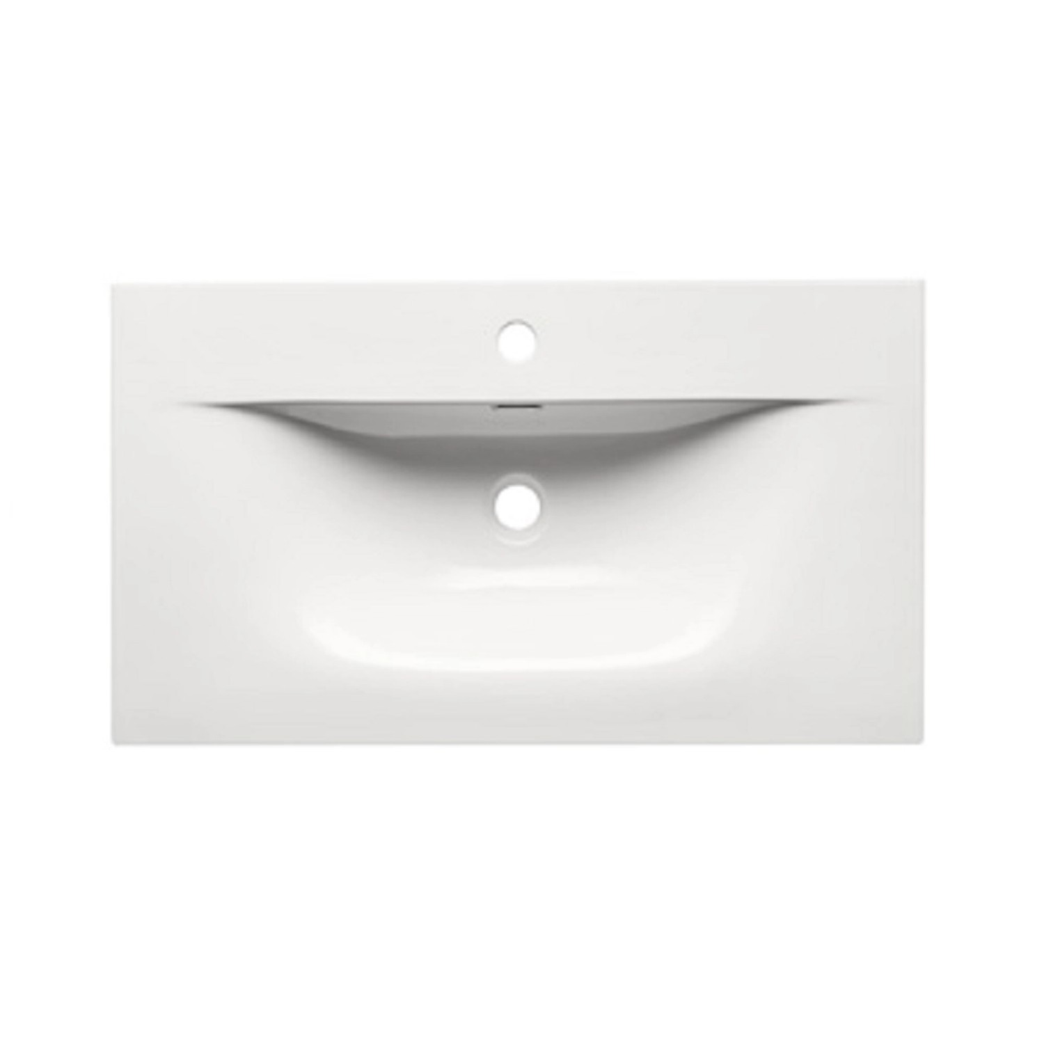 Comad Umywalka Sky z otworem 80 cm biała