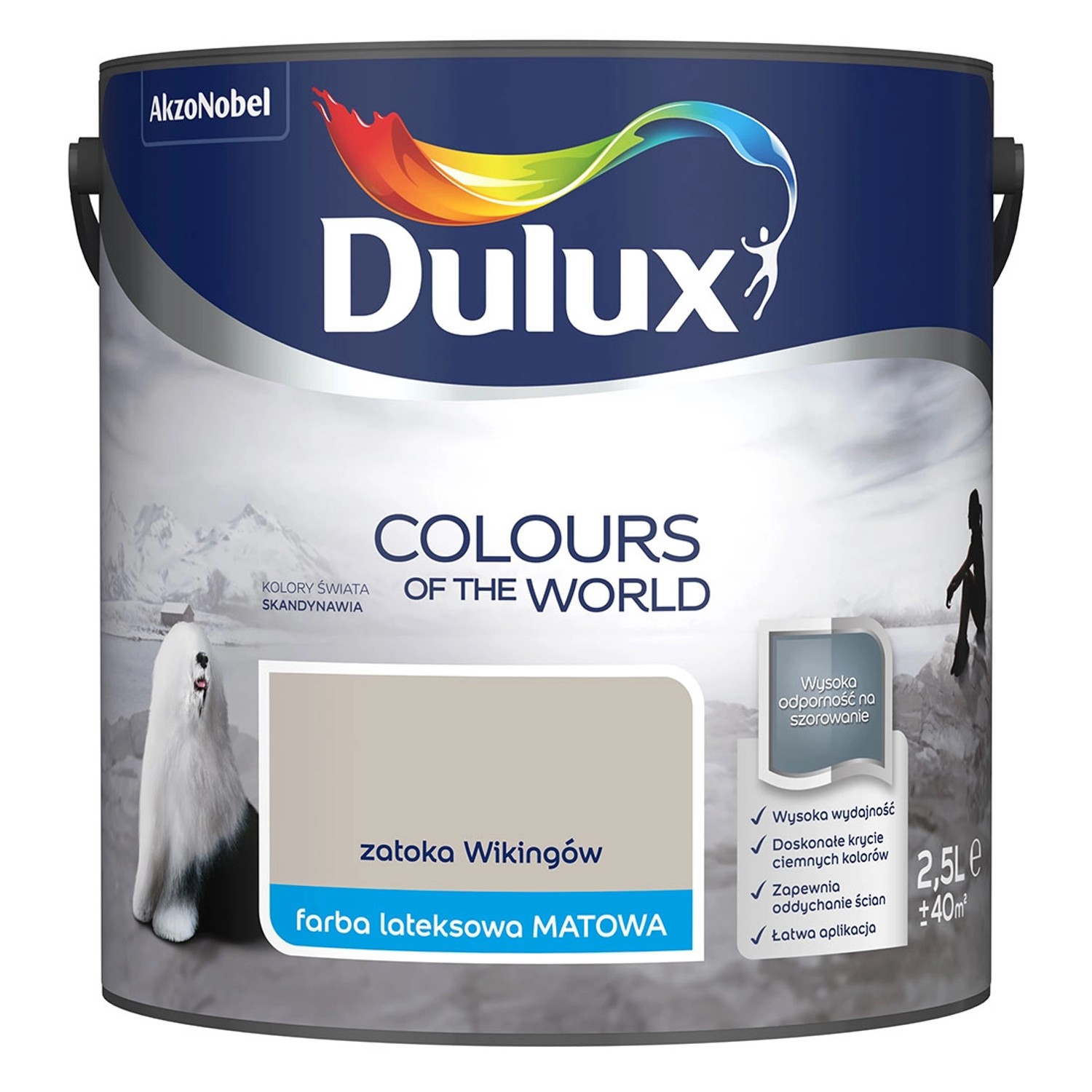 Farba Dulux Kolory Świata zatoka wikingów 2,5 l
