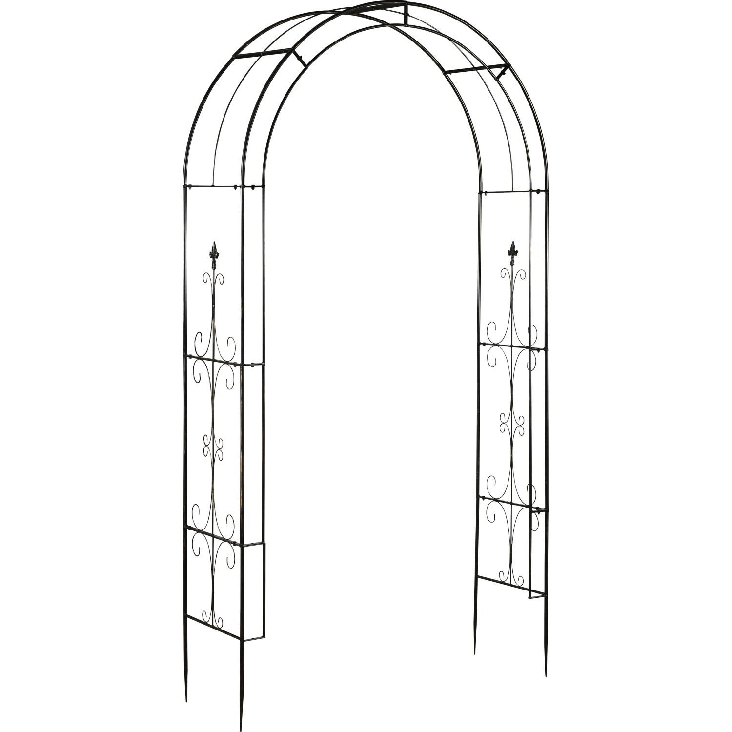 Pergola metalowa czarna wys. 240cm