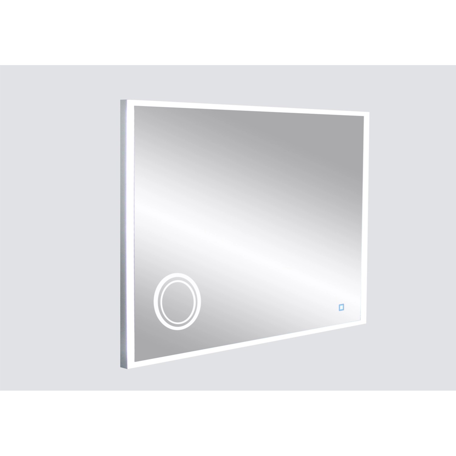 Lustro z LED Cosmetic Line srebrna rama 65x80