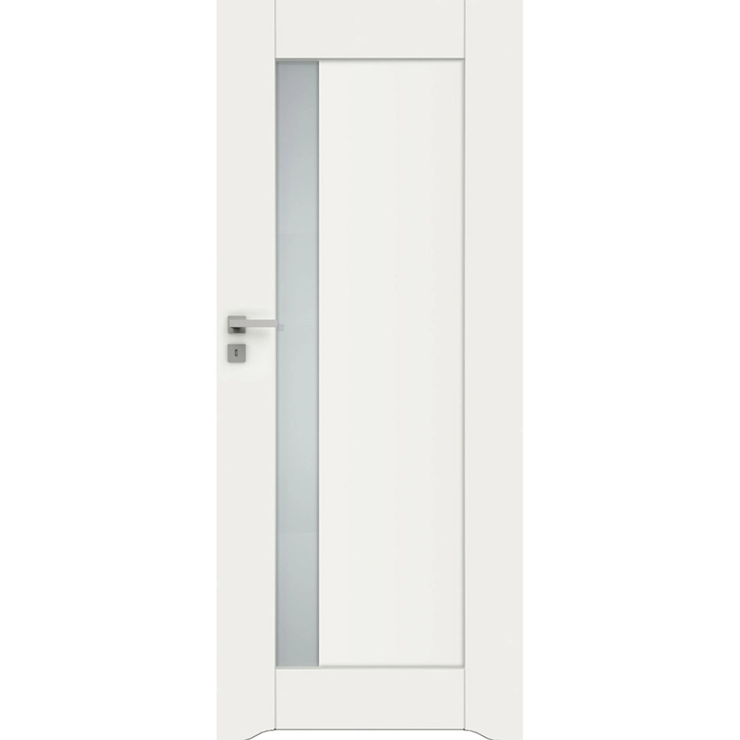 DRE Skrzydło drzwiowe Alva 2 z podcięciem wentylacyjnym Biel alpejska 80P