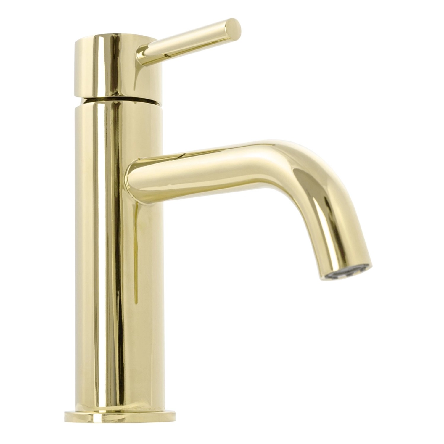 Rea Bateria umywalkowa Lungo niska złota