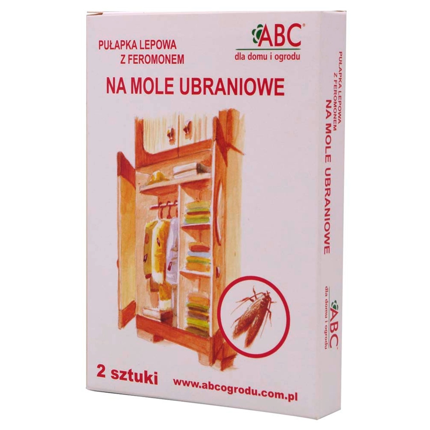 ABC Pułapka na mole ubraniowe 2 sztuki