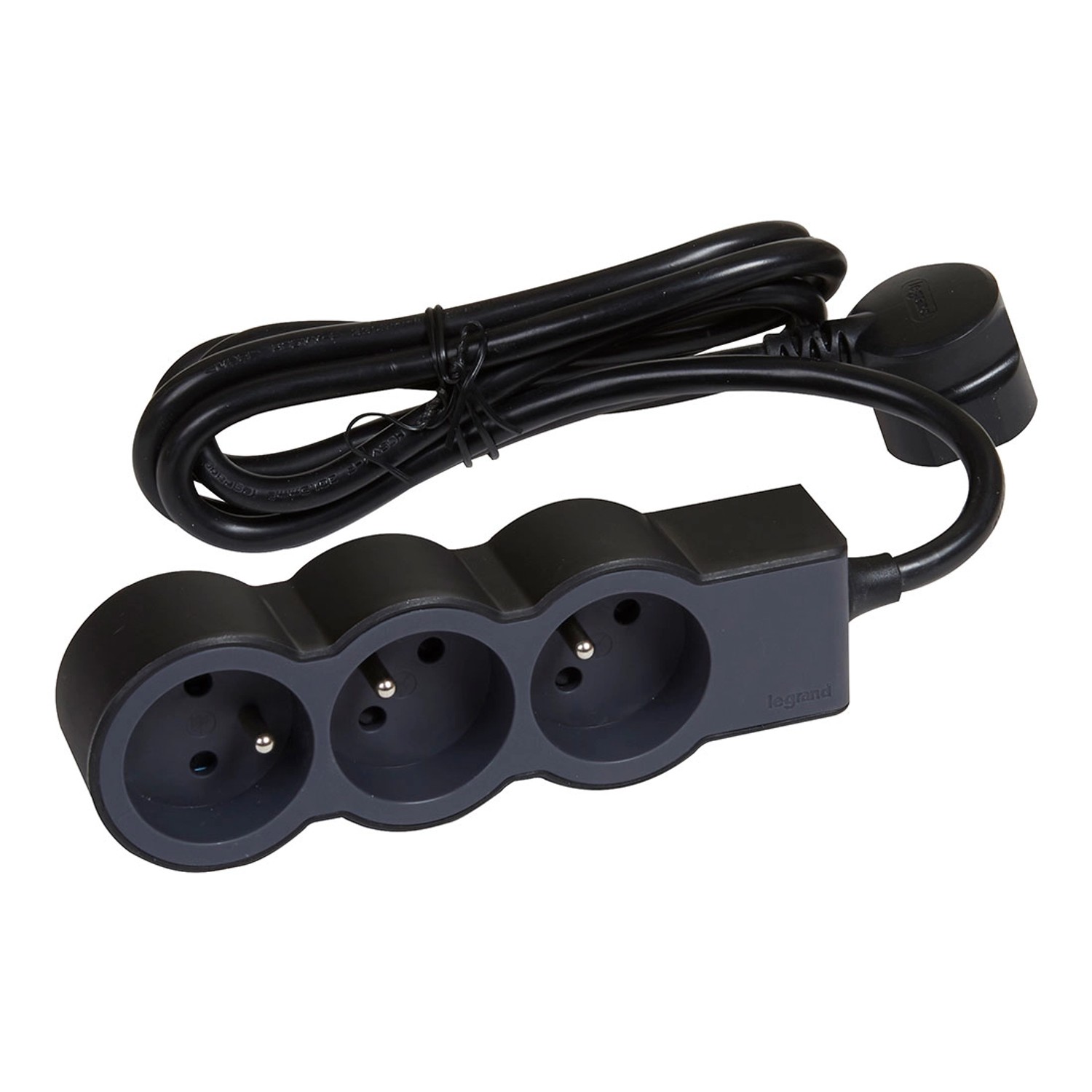 Legrand Przedłużacz 3X2P+Z 1,5 m czarny