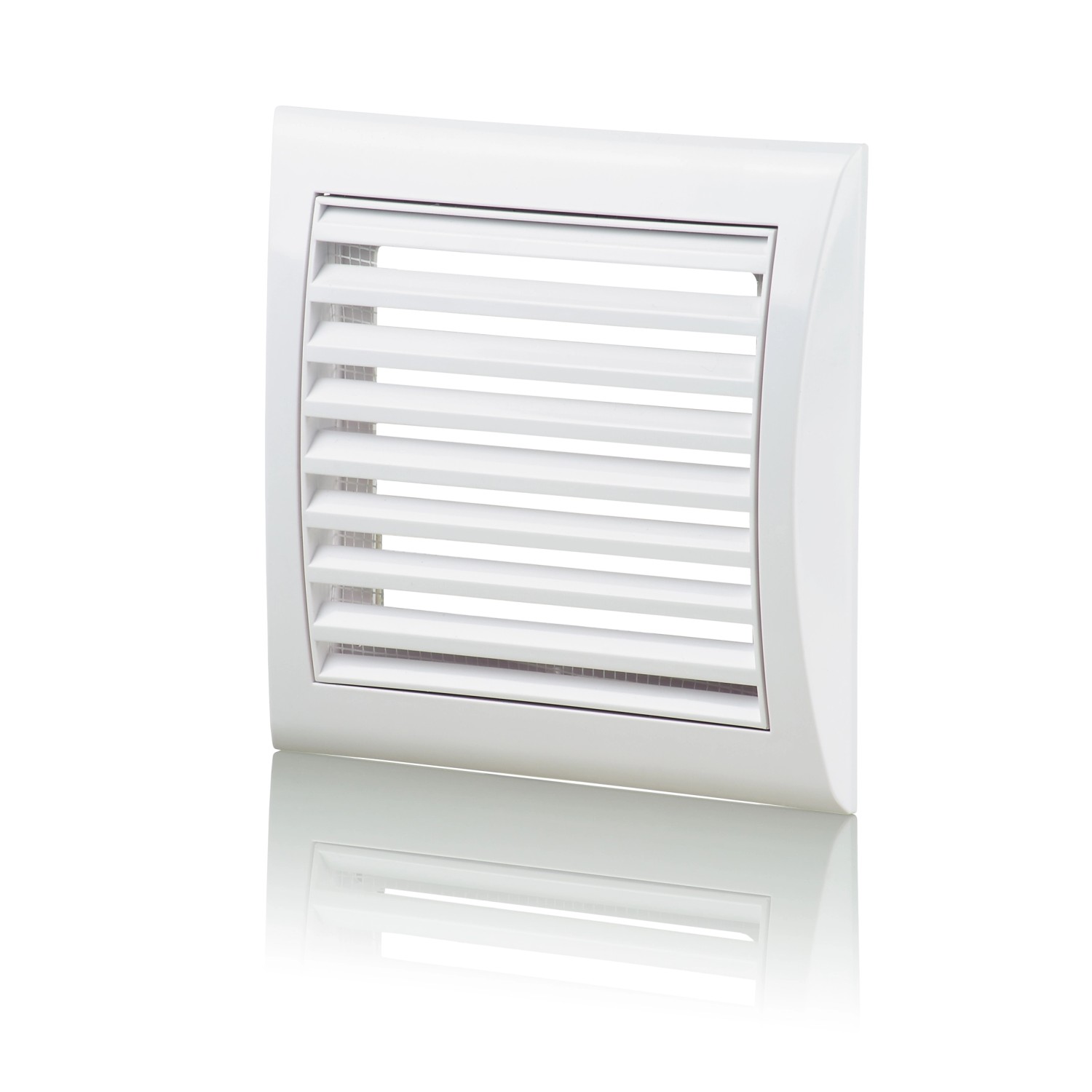 Vents Kratka wentylacyjna z siatką 154x150 mm regulowana biała