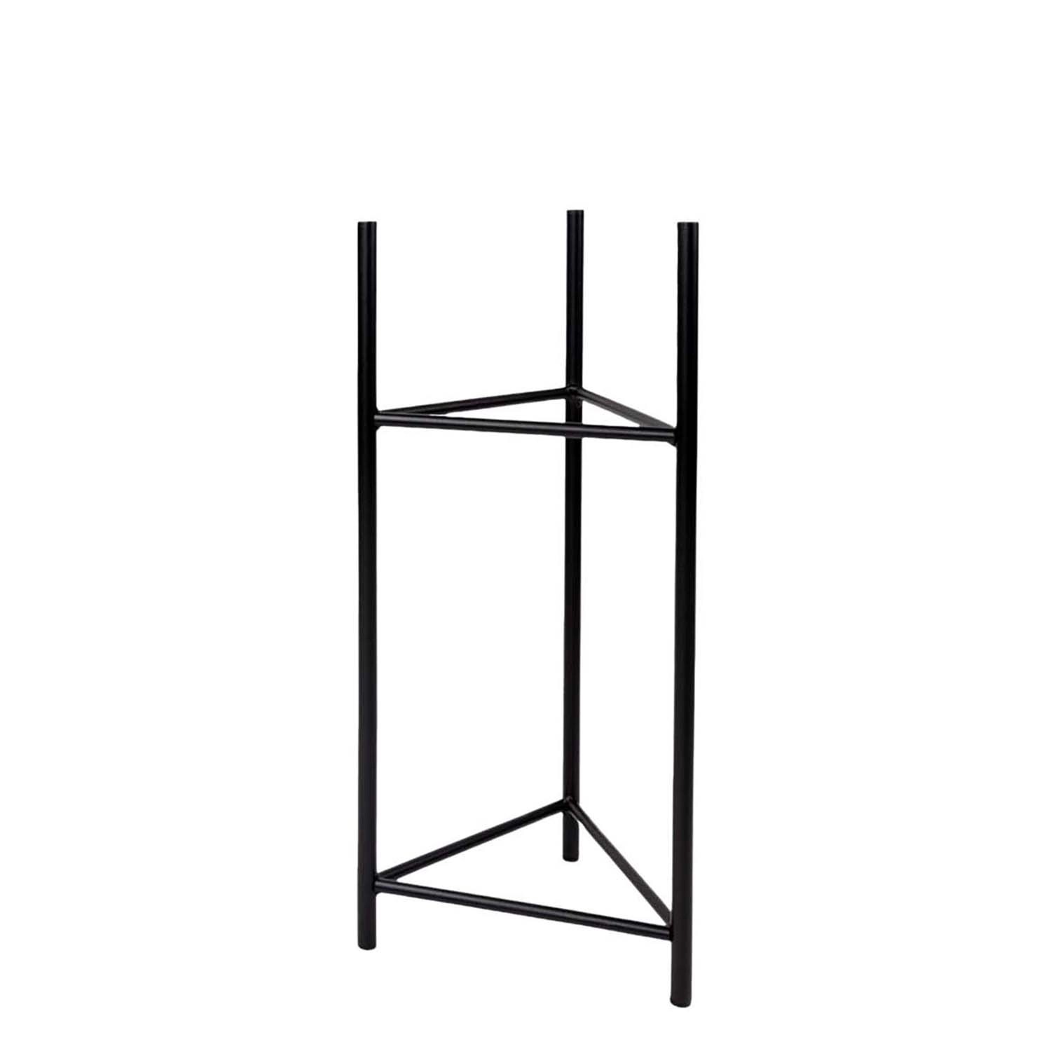 Direct H&G Stojak na donice Lizio L Black - 27 x 60 cm