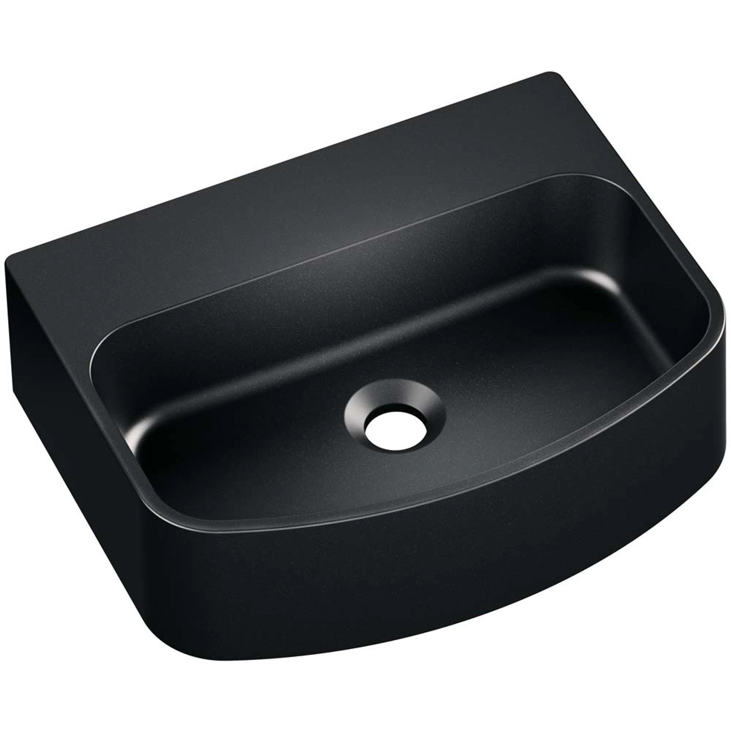 Axis Umywalka MOLAT 45 nablatowa granitowa grafitowy