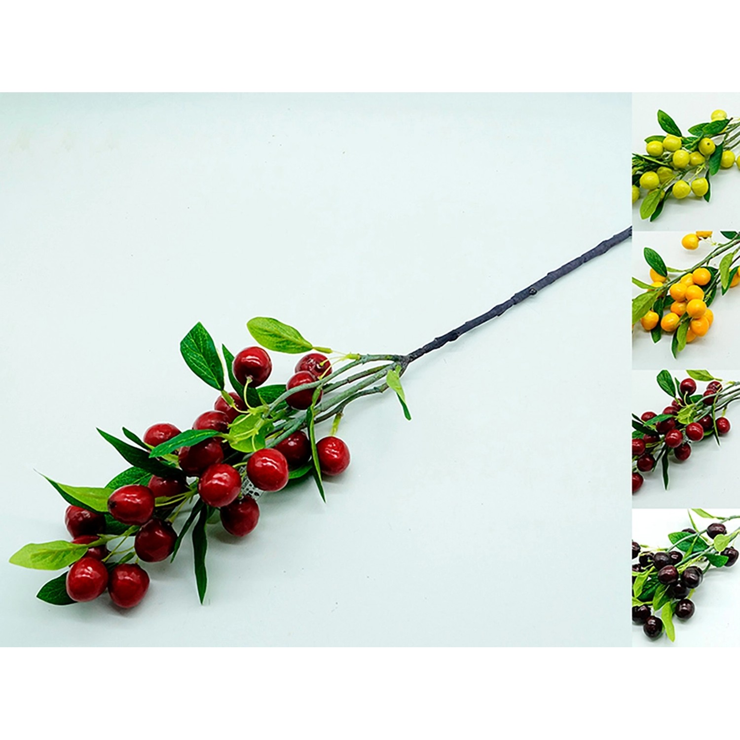 Gałązka sztuczna ozdobna mix kolor 62 cm