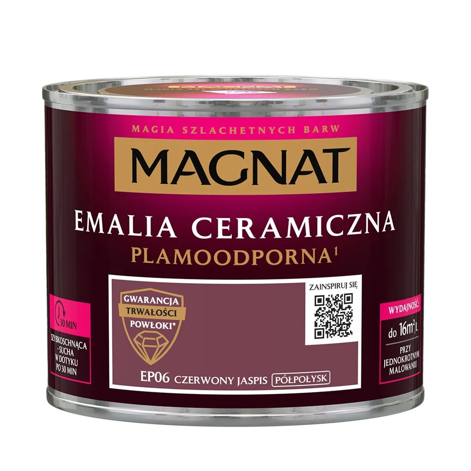 Magnat Emalia Ceramiczna czerwony jaspis półpołysk 0,5L