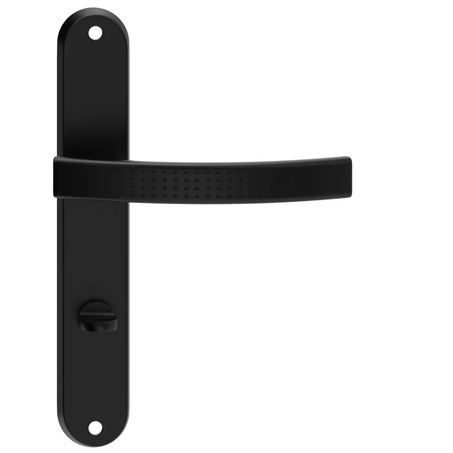 Metal-Bud Klamka Astra z szyldem WC czarna 72 mm