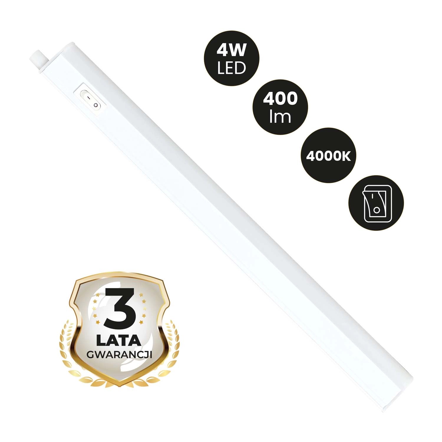 Eko-Light Listwa podszafkowa LED Vito 4W 4000K 400lm