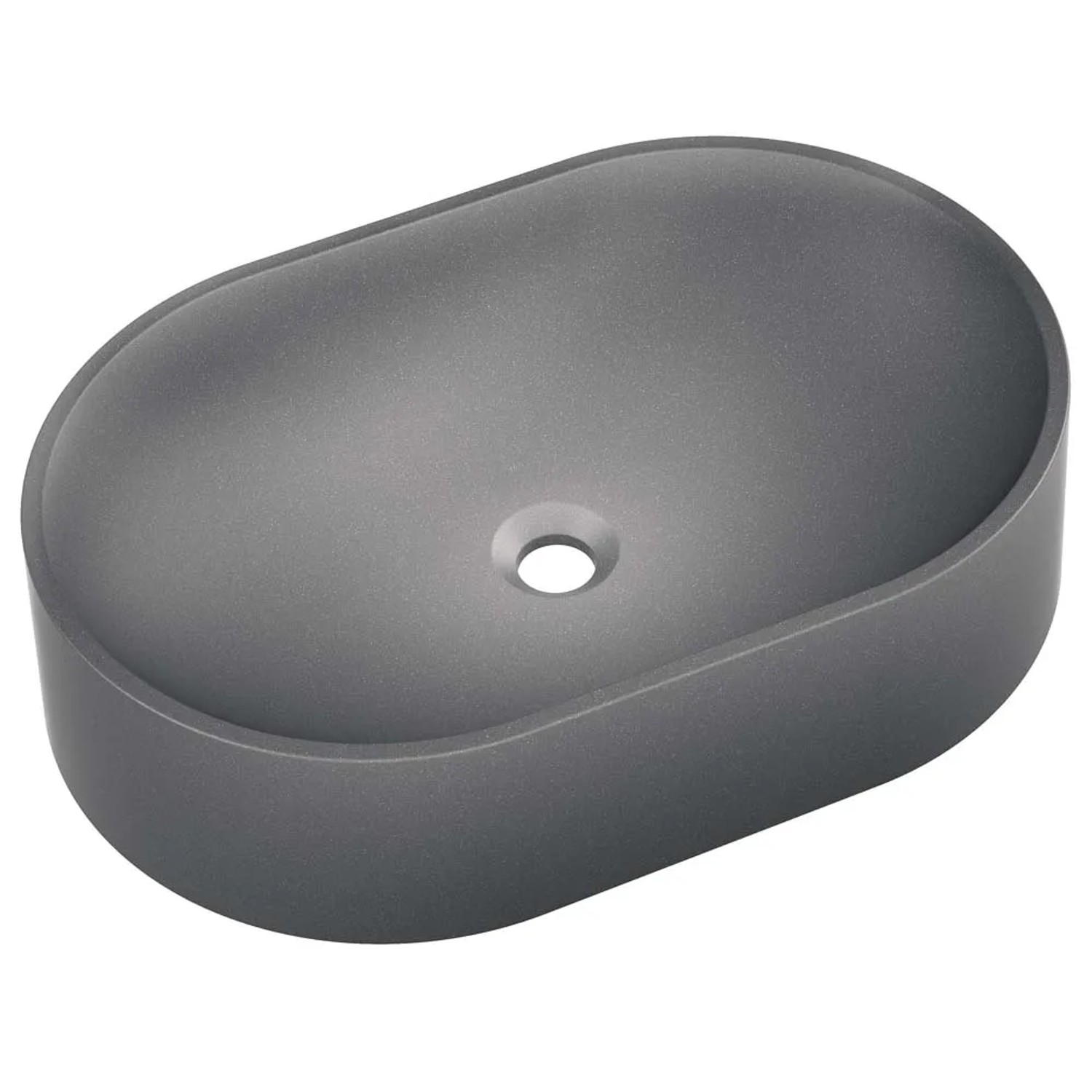 Axis Umywalka OLIB 60 nablatowa granitowa grafitowy