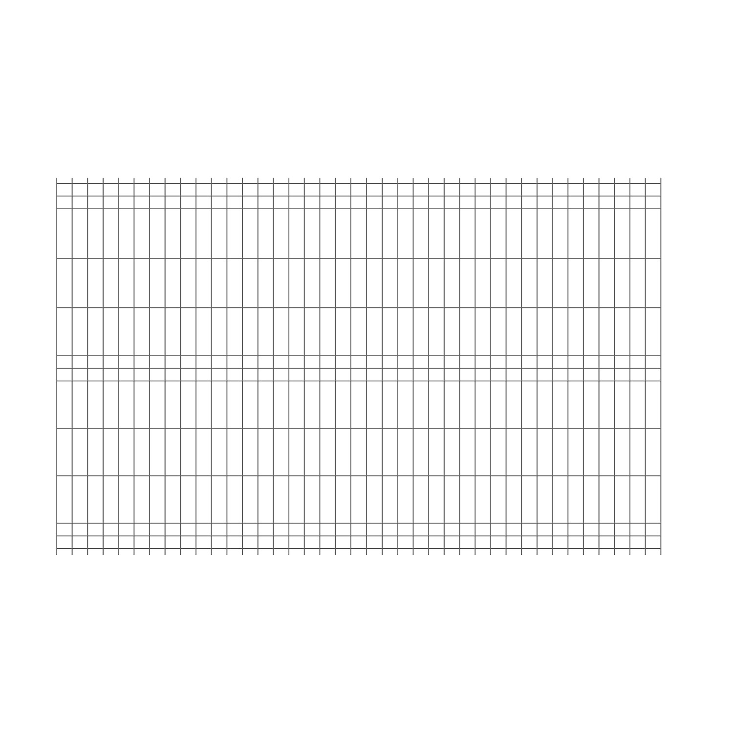 Jarmex Panel ogrodzeniowy 250,5 x 152 cm drut 3,8 mm oczko 6 x 20 cm antracyt