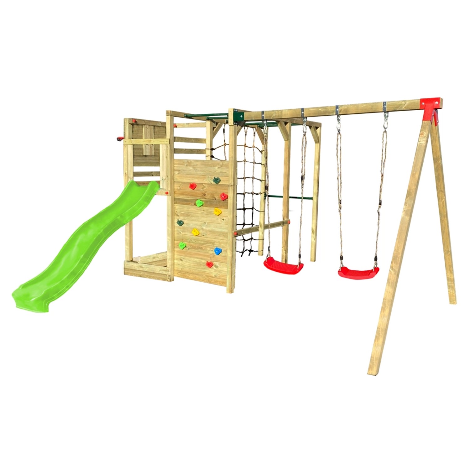 Plac zabaw Ninja Box 4 447 x 225 wys. 210 cm