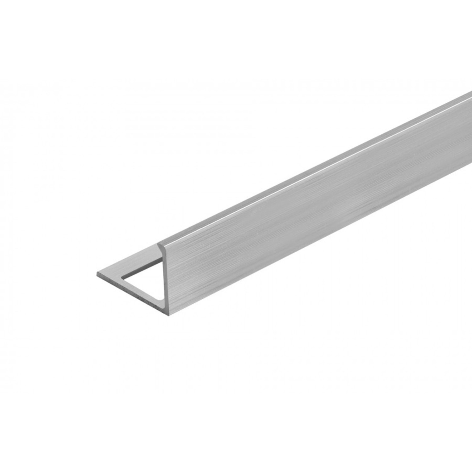 Cezar Profil aluminiowy do glazury narożny naturalny 15x1x2500 mm