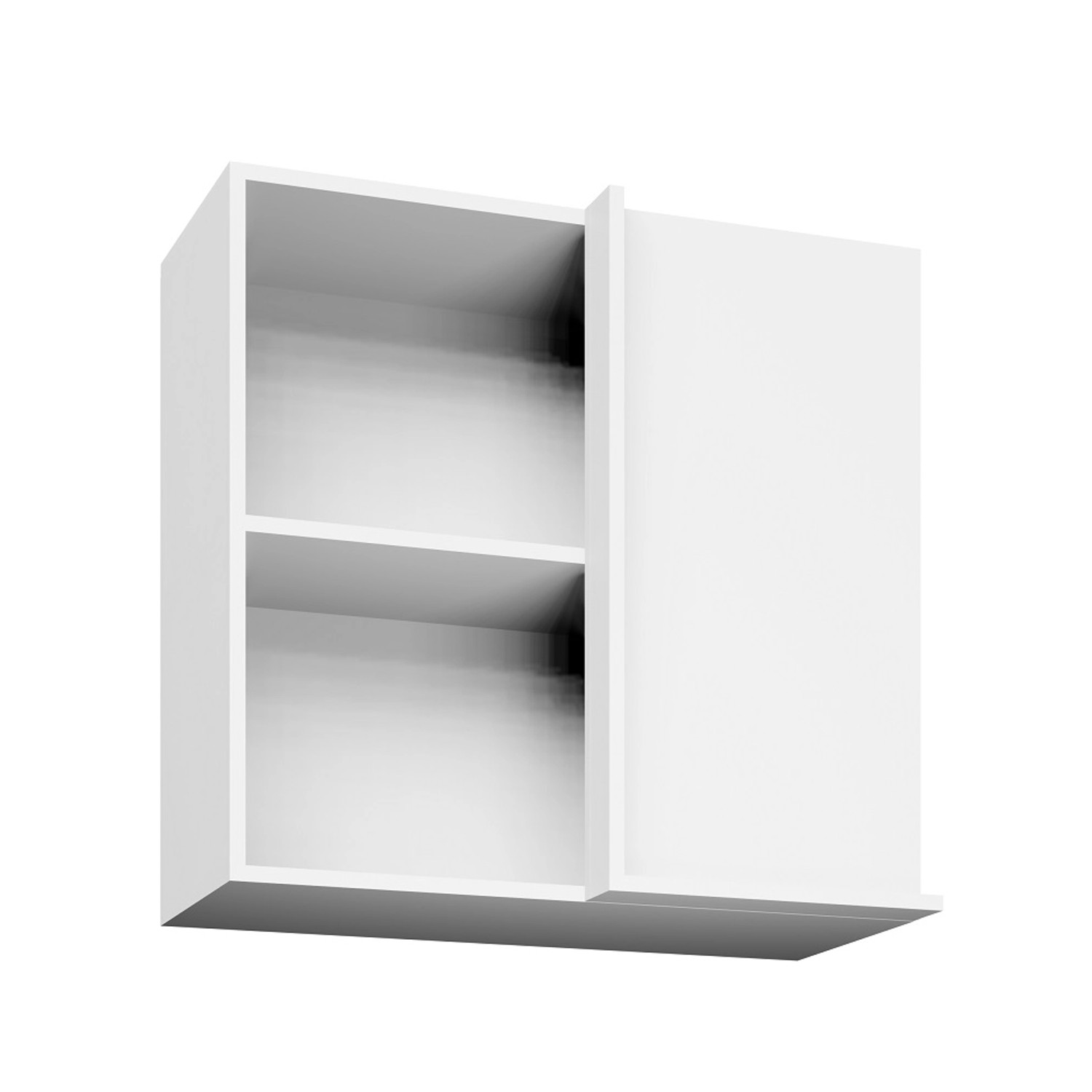 Korpus górny narożny 75 cm biały mat