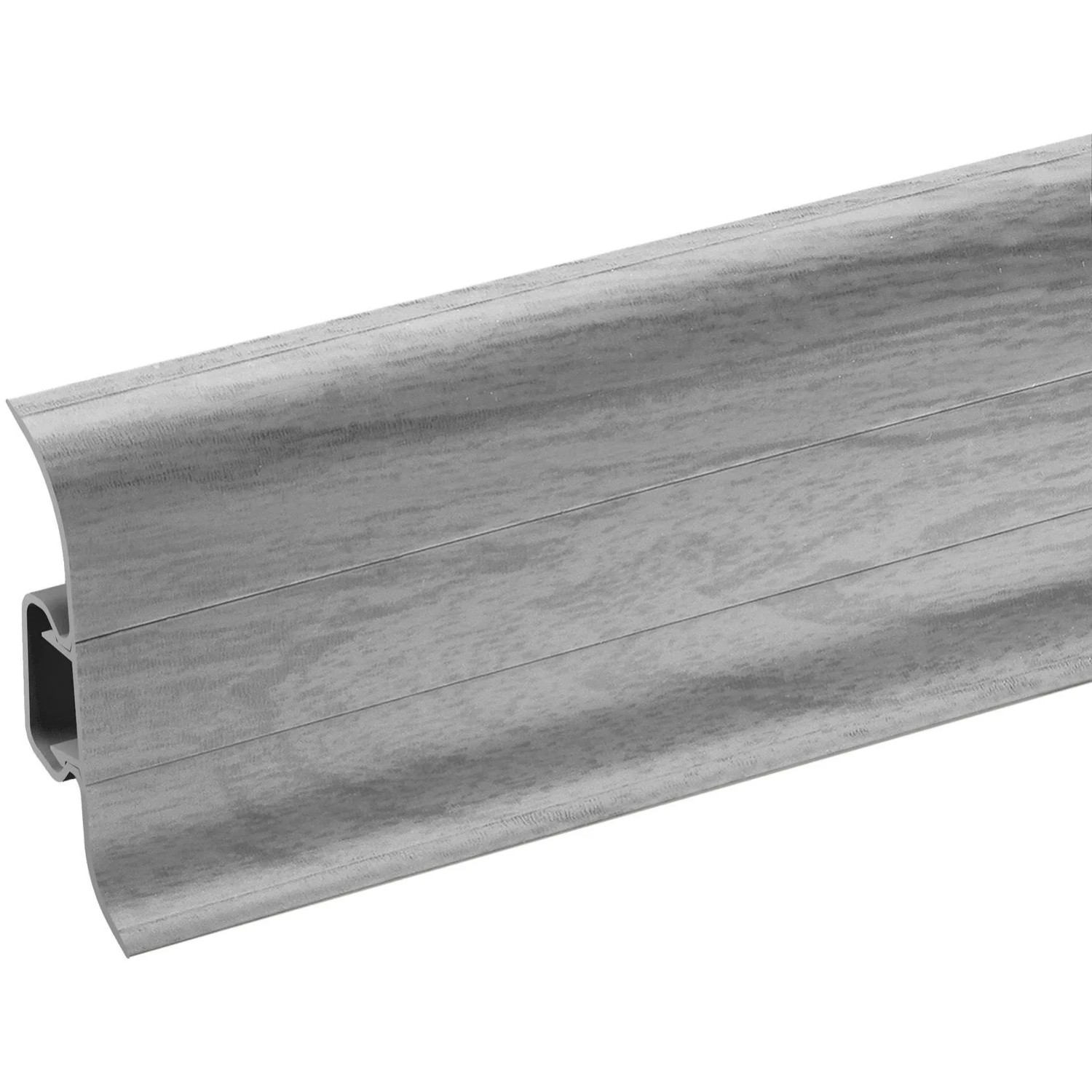 Cezar Listwa przypodłogowa Premium PVC Dąb Szary Jasny 59x22x2200