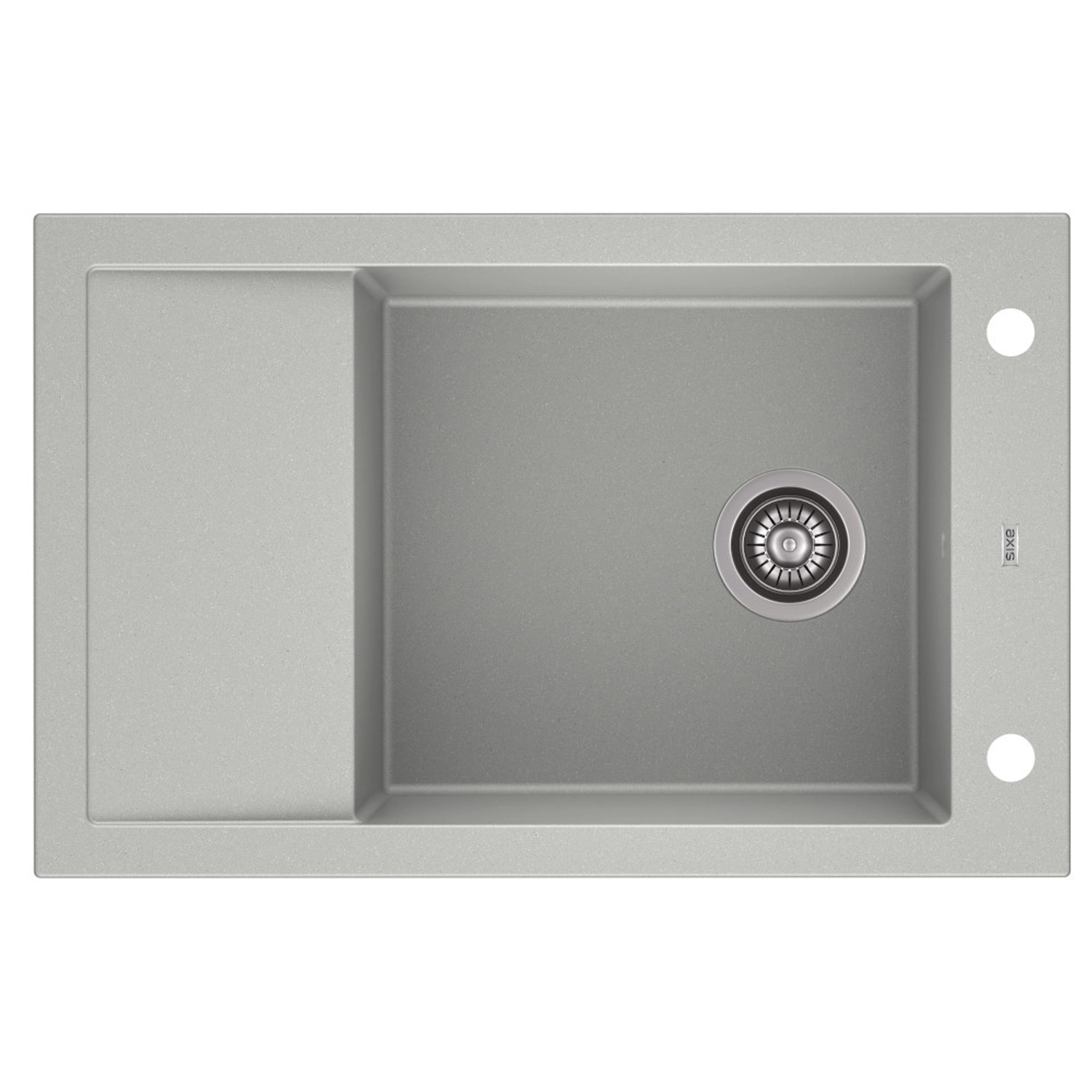 Zlewozmywak A-Point 4 1-kom. szary 78x50 cm