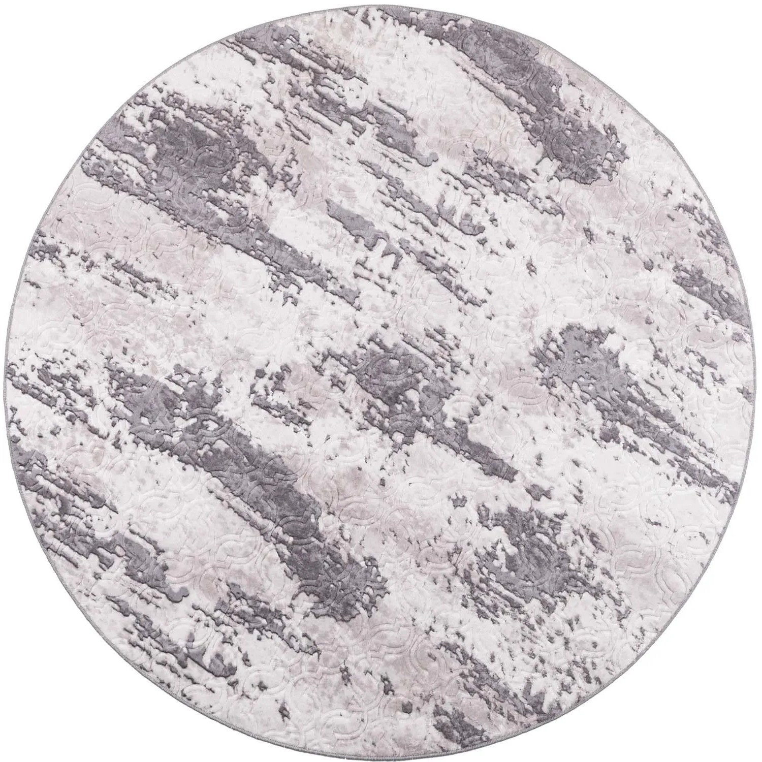 Multidecor Dywan Aress przecierka śr. 150 cm szaro-antracytowy