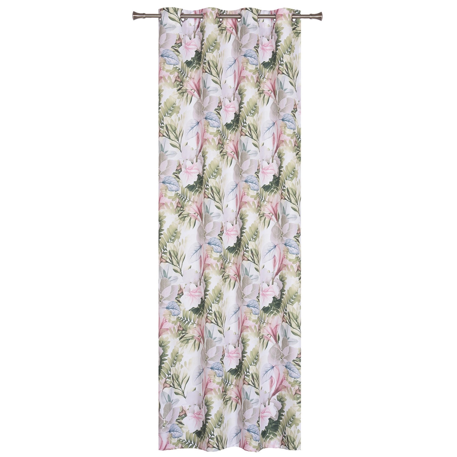 Zasłona LA PAZ na przelotkach 140 cm x 260 cm róż