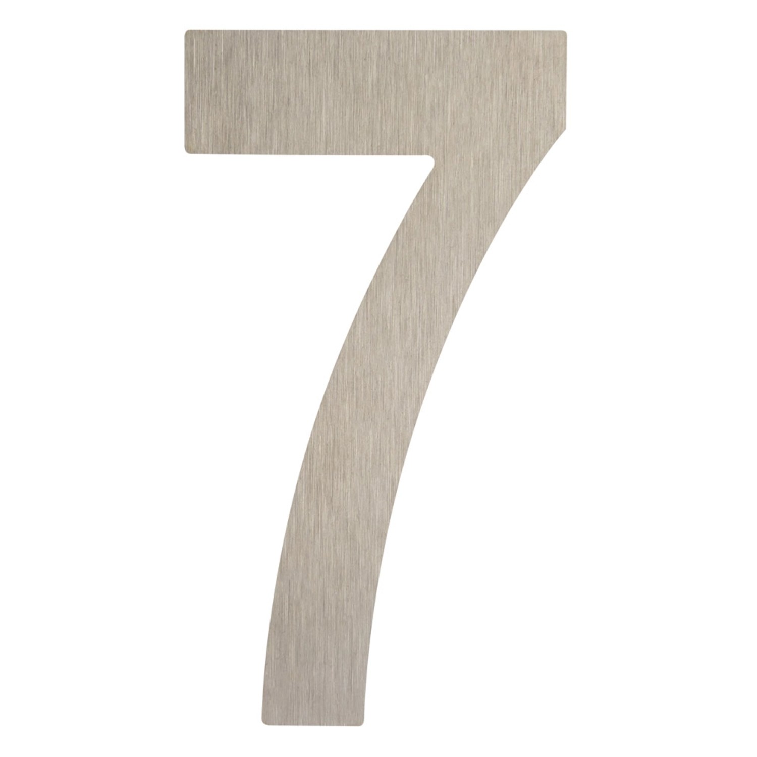 Metro Cyfra 7 samoprzylepna inox wys. 5cm