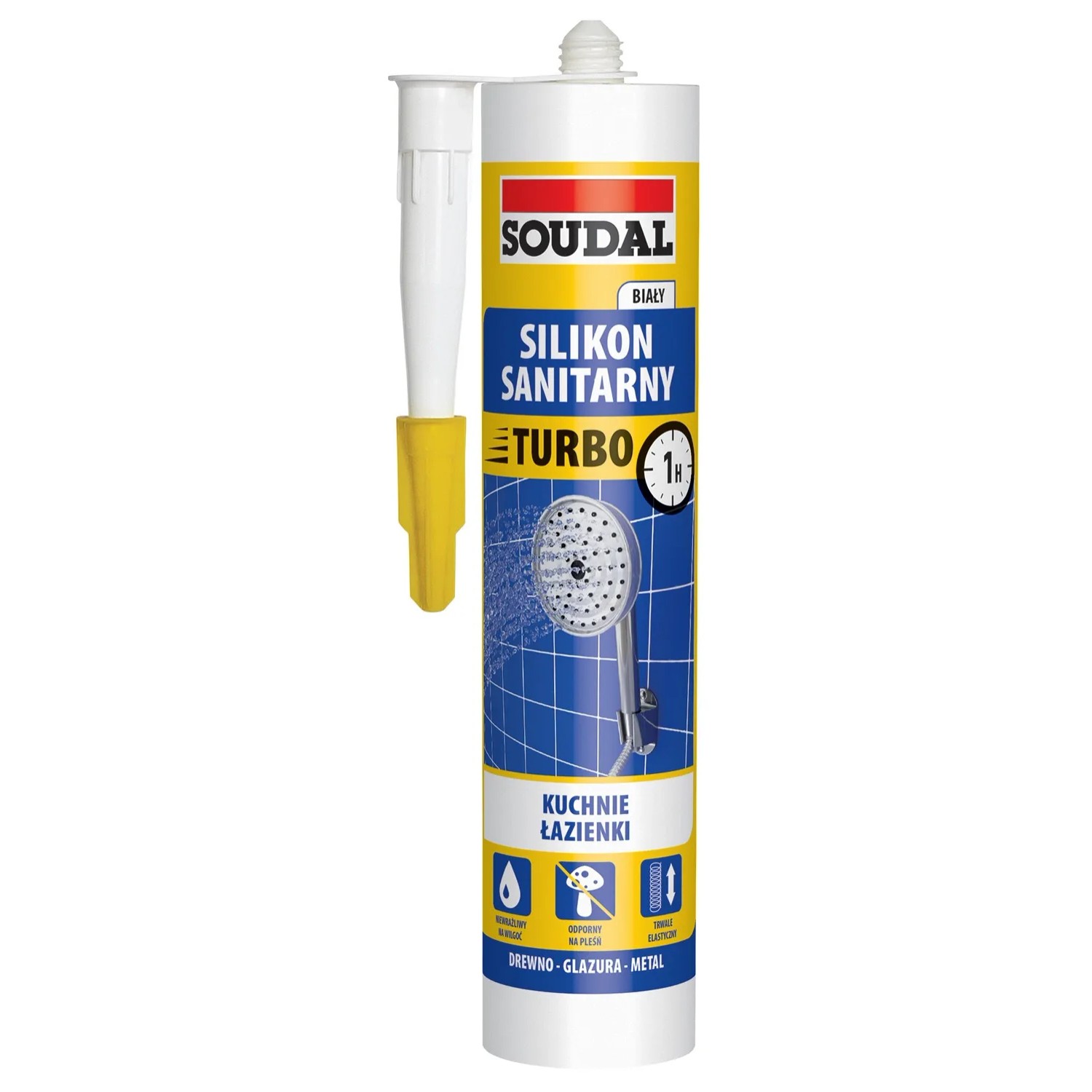 Soudal Silikon neutralny Express 280 ml biały