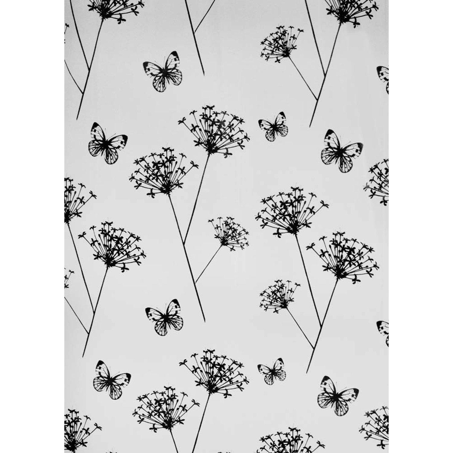 Zasłonka prysznicowa Basic Flos biała