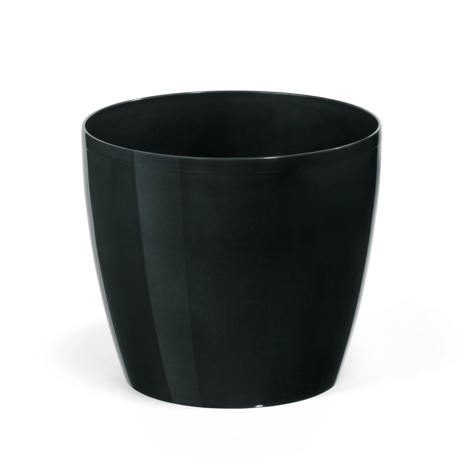 Osłonka plastikowa Magnolia czarna - śr. 15,5 cm