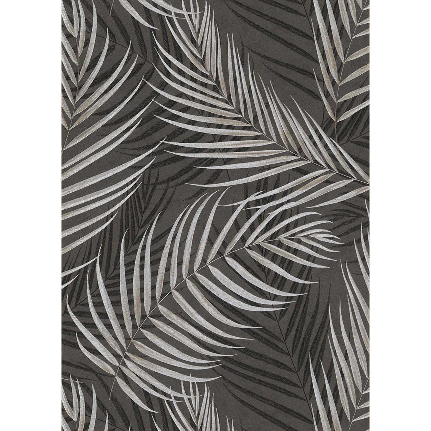 Tapeta winylowa na flizelinie BRĄZOWE LIŚCIE