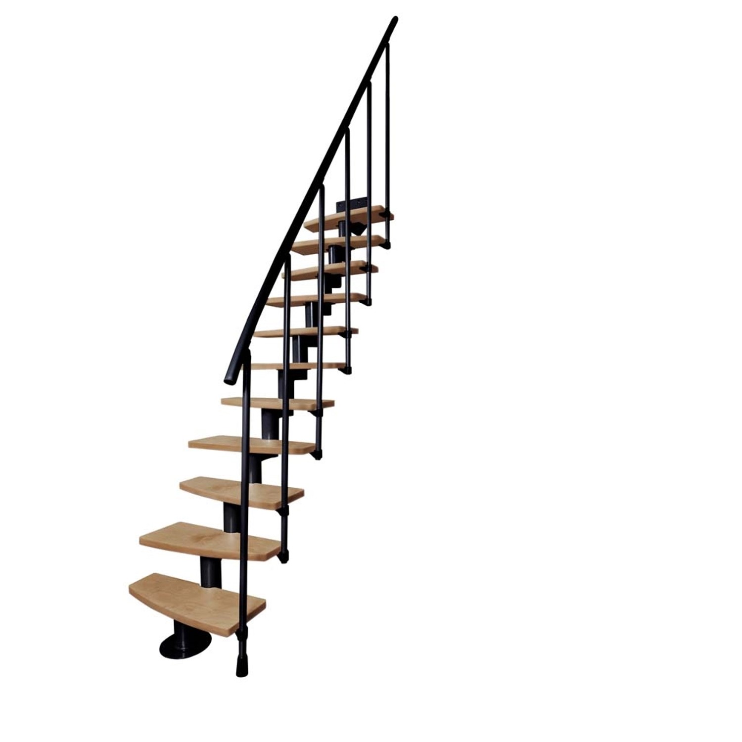 Atrium System Schody Modułowe Atrium Mini Plus buk