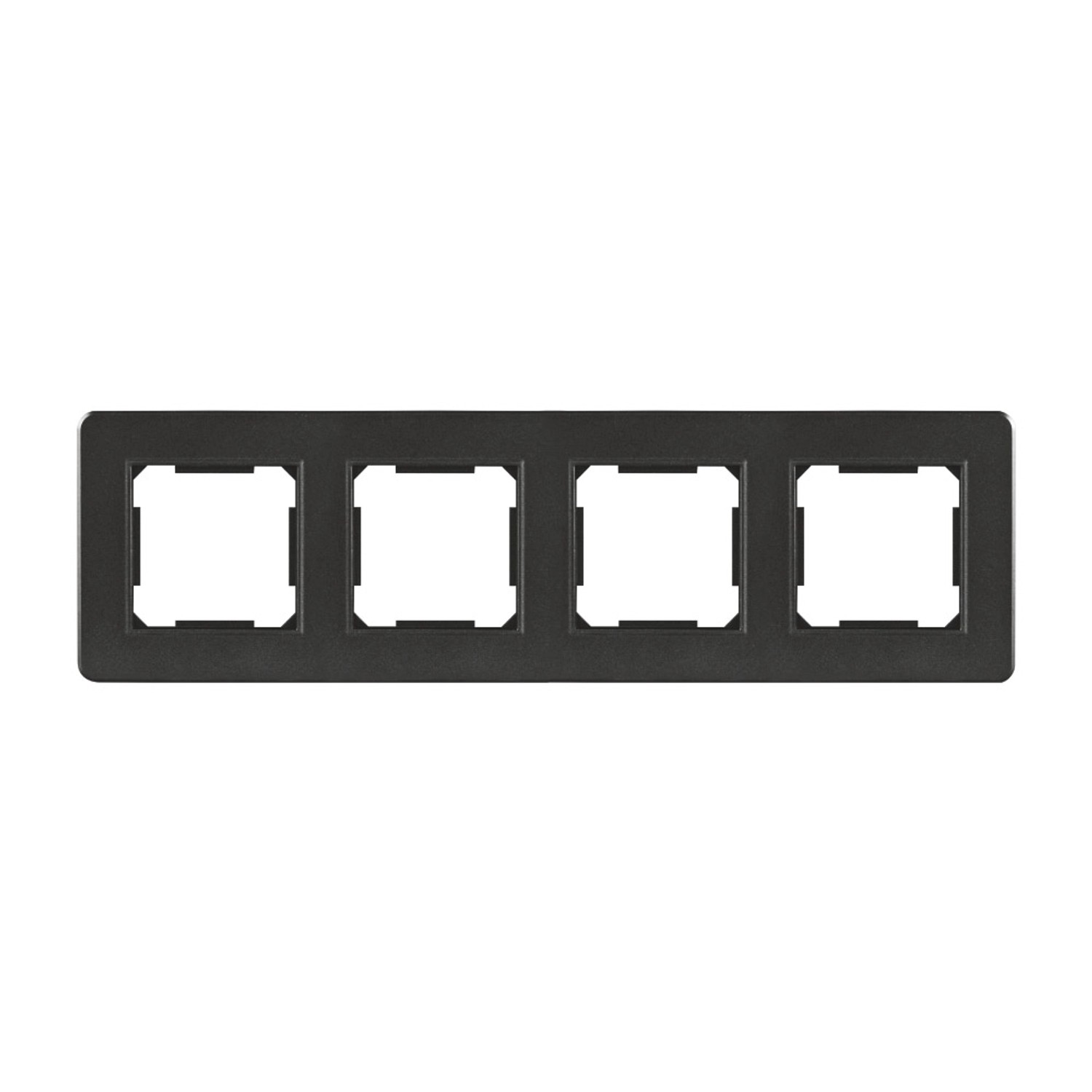 Electromalt Ramka Quad 4-krotna czarna