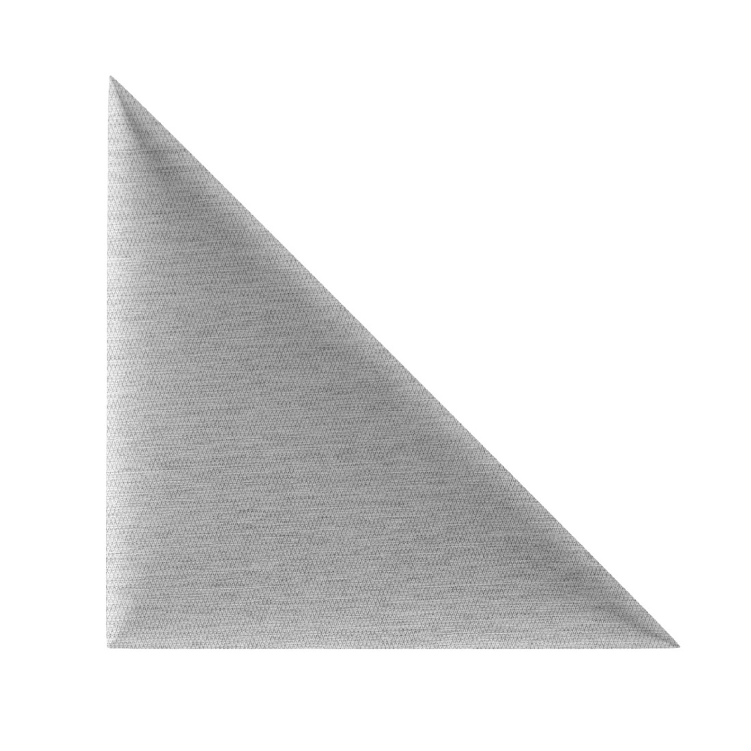 Panel tapicerowany SIMPLE trójkąt jasnoszary 30 cm x 30 cm komplet 2 szt.